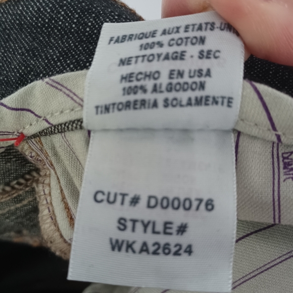 Duarte Jeans Women 27 Black Wash Denim Boot Leg Back Pocket Flaps Y2K - Picture 5 of 5